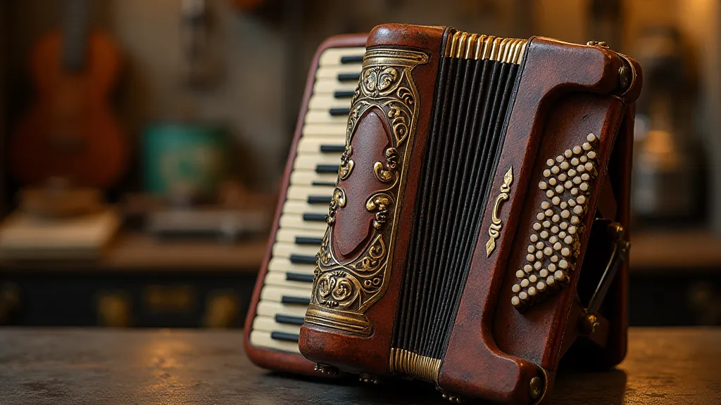 Antique accordion